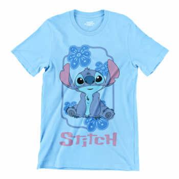 Playera Azul Stitch -...